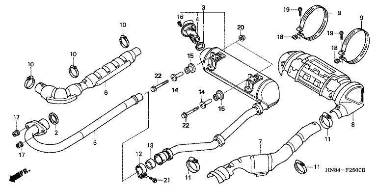 EXHAUST MUFFLER