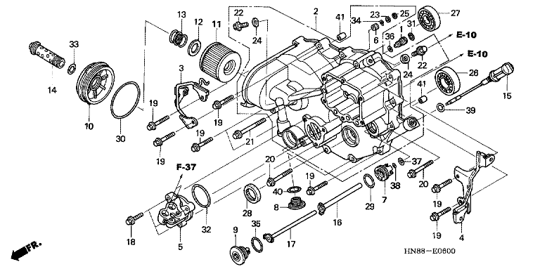 FRONT CRANKCASE COVER