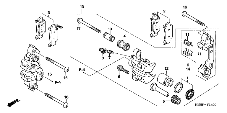 FRONT BRAKE CALIPER