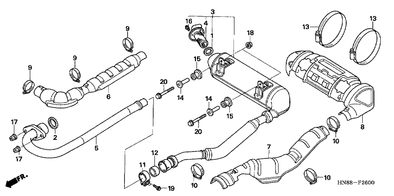 EXHAUST MUFFLER