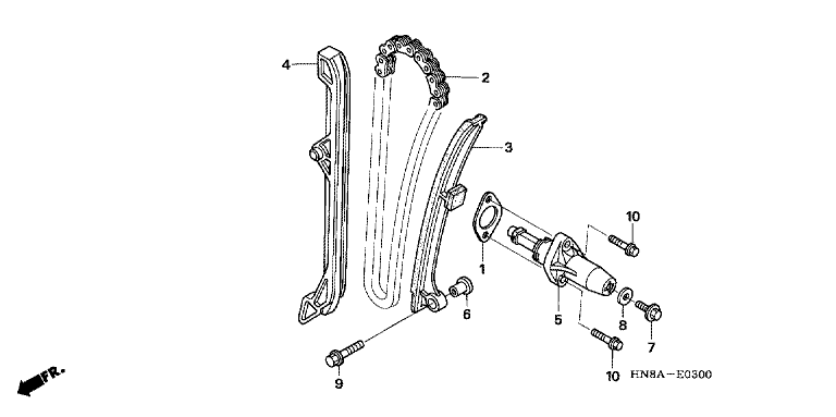 CAM CHAIN/TENSIONER