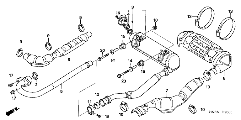 EXHAUST MUFFLER
