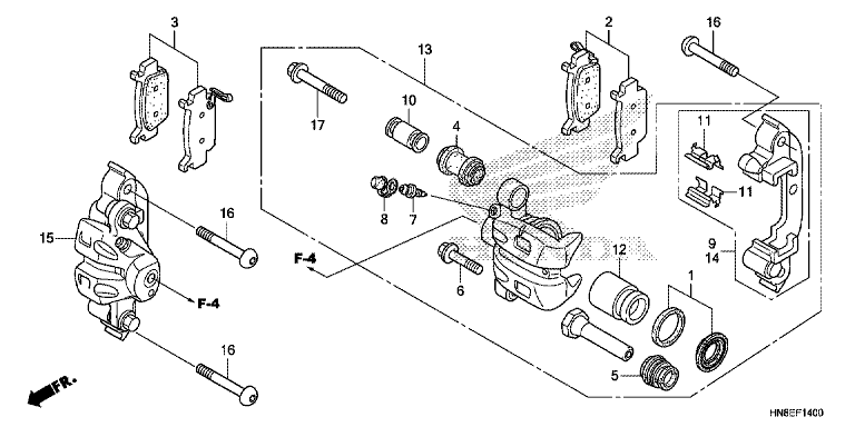 FRONT BRAKE CALIPER