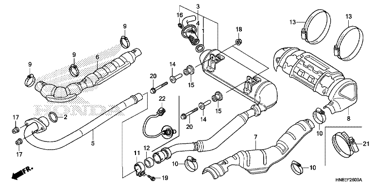 EXHAUST MUFFLER
