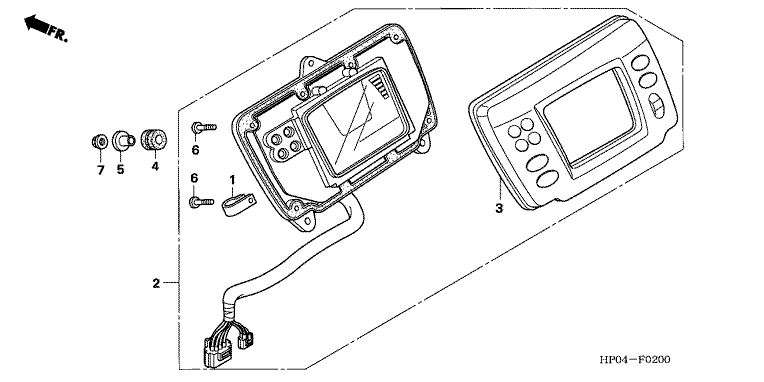 GAUGE (TRX500FA5/6/7/8)