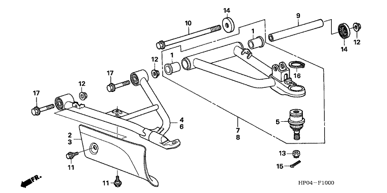 FRONT ARM (TRX500FA5/6/7/8)