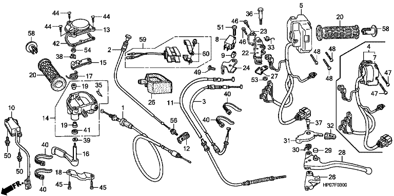 HANDLE LEVER/SWITCH/CABLE