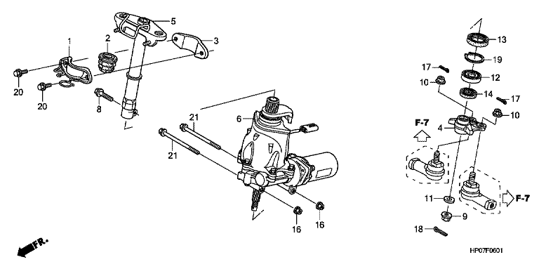 STEERING SHAFT (POWER STEERING)