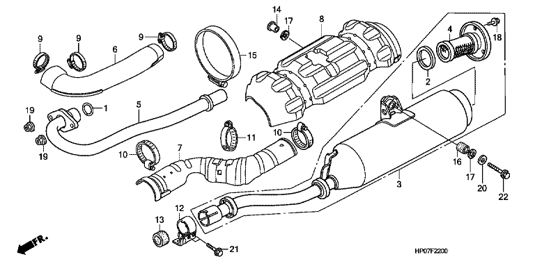 EXHAUST MUFFLER