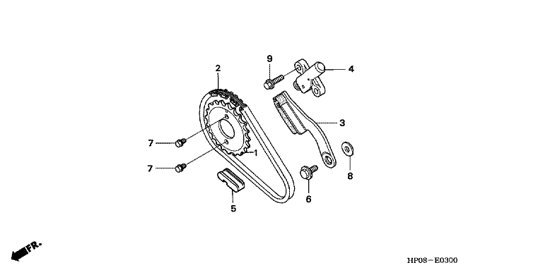 CAM CHAIN/TENSIONER