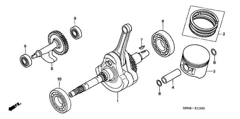 CRANKSHAFT/PISTON