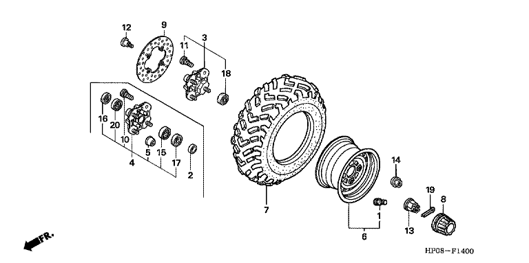 FRONT WHEEL