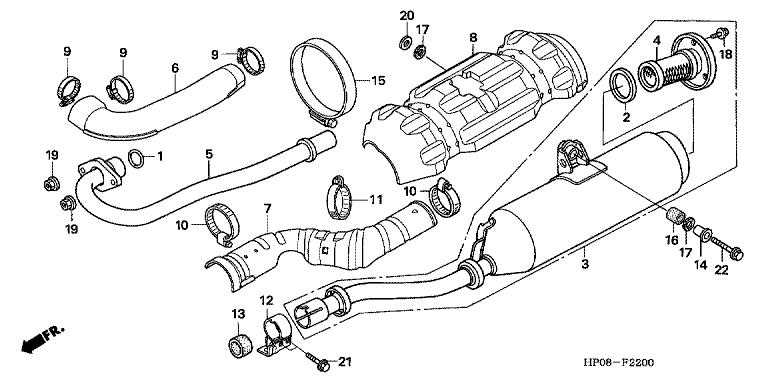 EXHAUST MUFFLER
