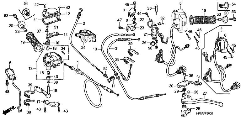 HANDLE LEVER/SWITCH/CABLE