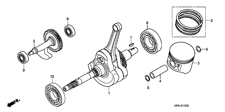 CRANKSHAFT/PISTON