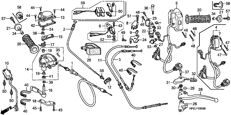 HANDLE LEVER/SWITCH/CABLE