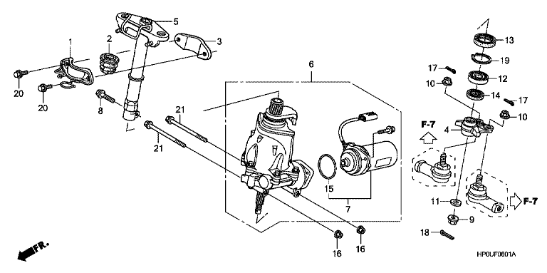 STEERING SHAFT (POWER STEERING)