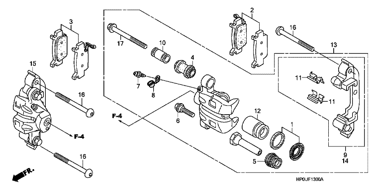 FRONT BRAKE CALIPER