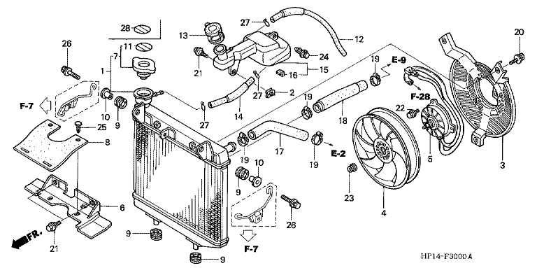 RADIATOR (TRX450R4,5)