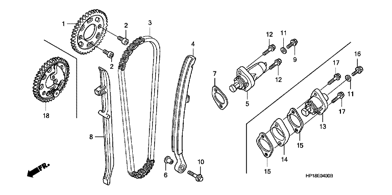 CAM CHAIN/TENSIONER