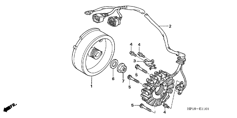 GENERATOR (TRX450R6,7,8/ER6,7,8)