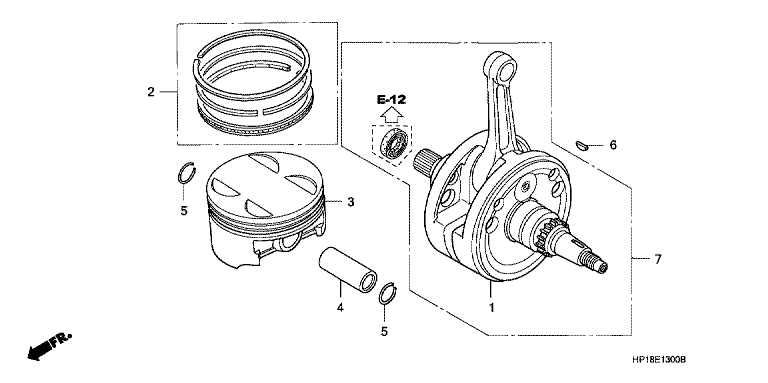 CRANKSHAFT/PISTON