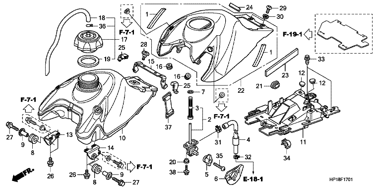 FUEL TANK (TRX450R8/ER8)