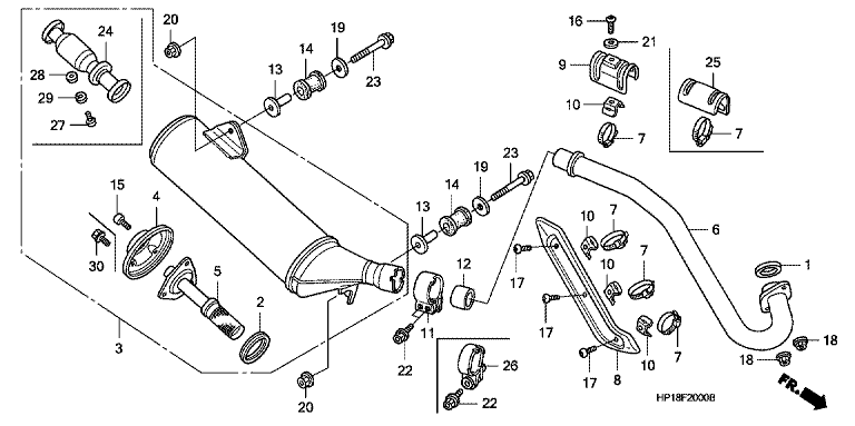 EXHAUST MUFFLER