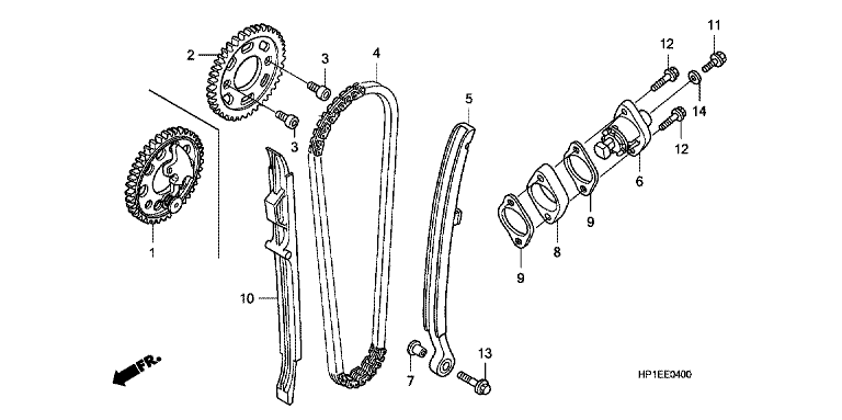 CAM CHAIN/TENSIONER