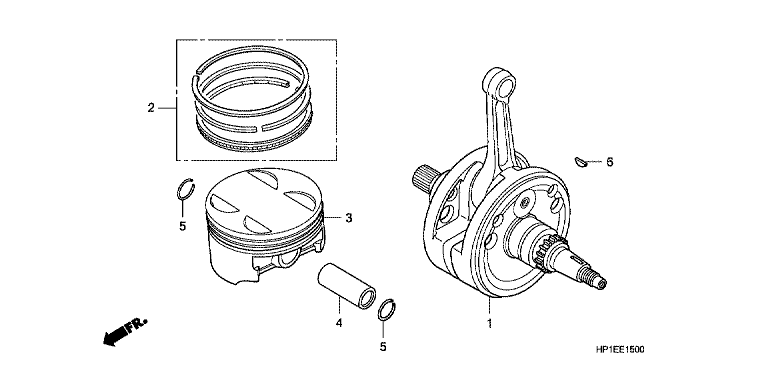 CRANKSHAFT/PISTON