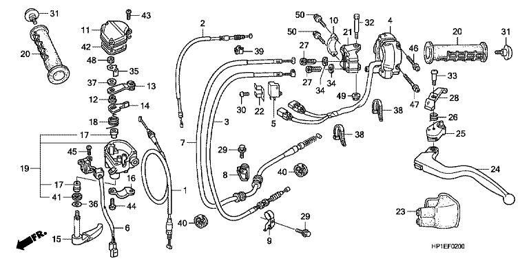 HANDLE LEVER/SWITCH/CABLE