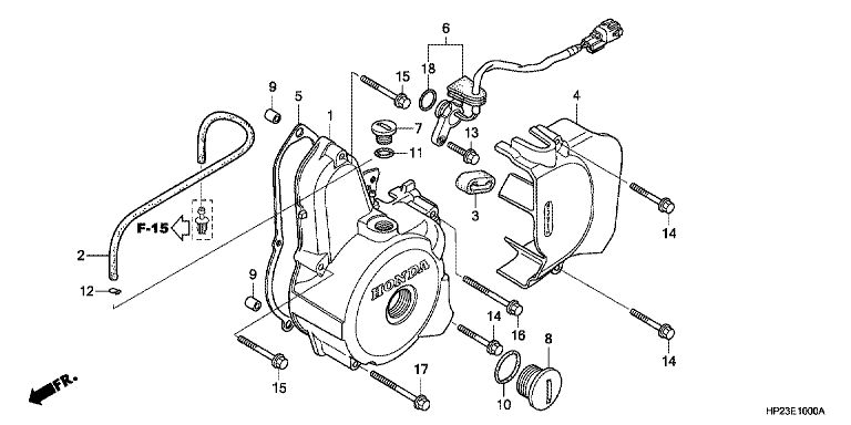 LEFT CRANKCASE COVER