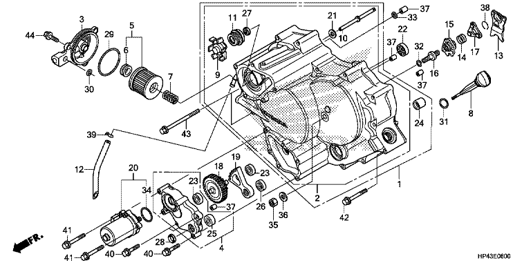 FRONT CRANKCASE COVER