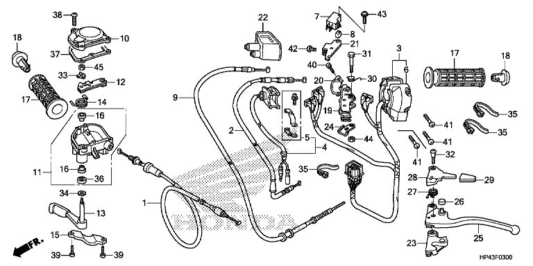 HANDLE LEVER/SWITCH/CABLE