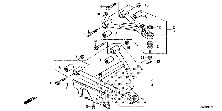FRONT ARM (4WD)