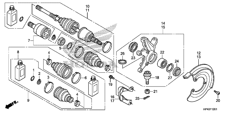 FRONT KNUCKLE (4WD)