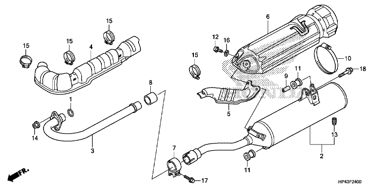 EXHAUST MUFFLER