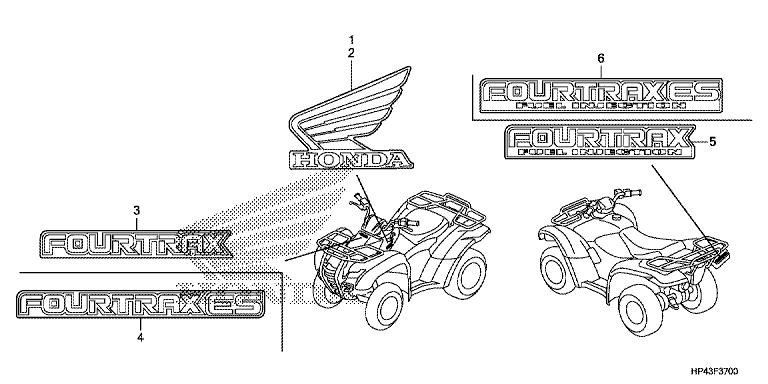 DECAL (2WD)