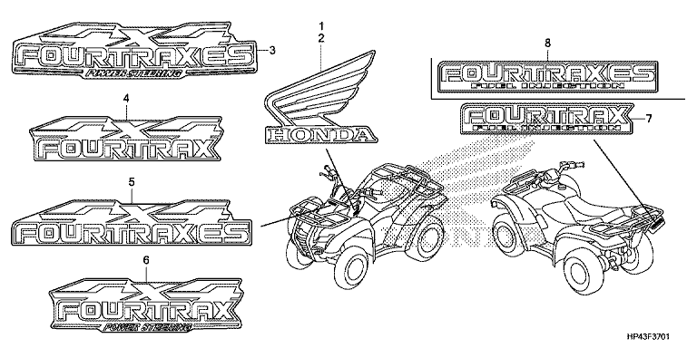 DECAL (4WD)