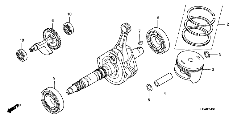 CRANKSHAFT/PISTON