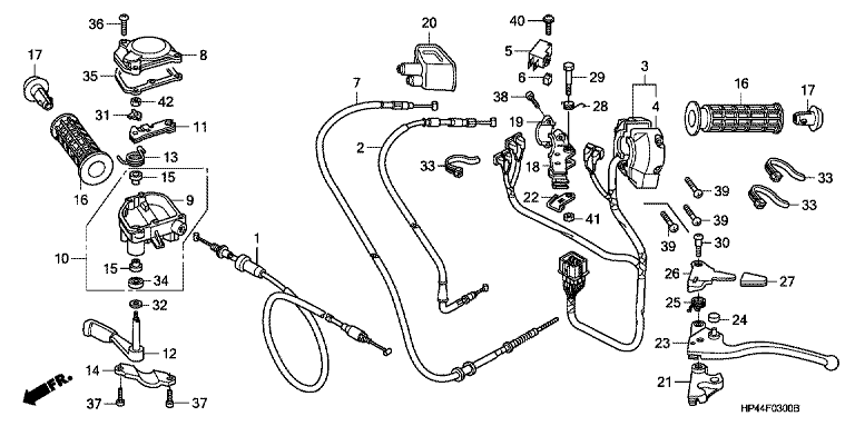 HANDLE LEVER/SWITCH/CABLE