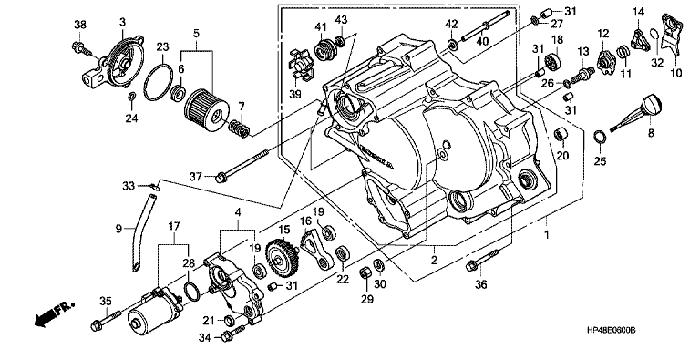 FRONT CRANKCASE COVER