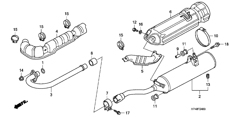 EXHAUST MUFFLER