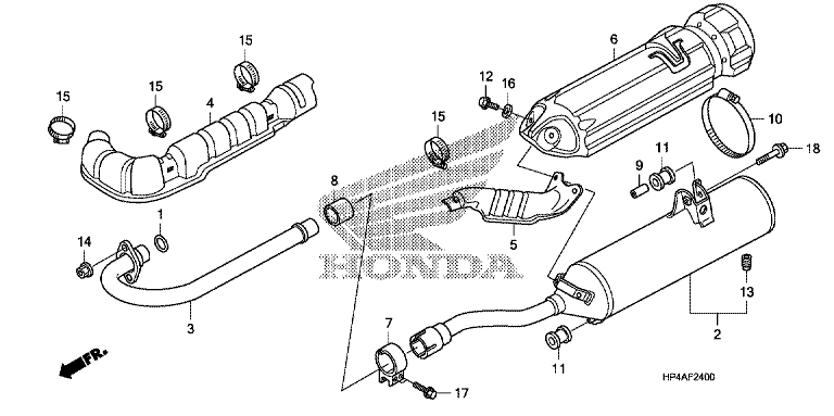 EXHAUST MUFFLER