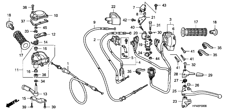 HANDLE LEVER/SWITCH/CABLE