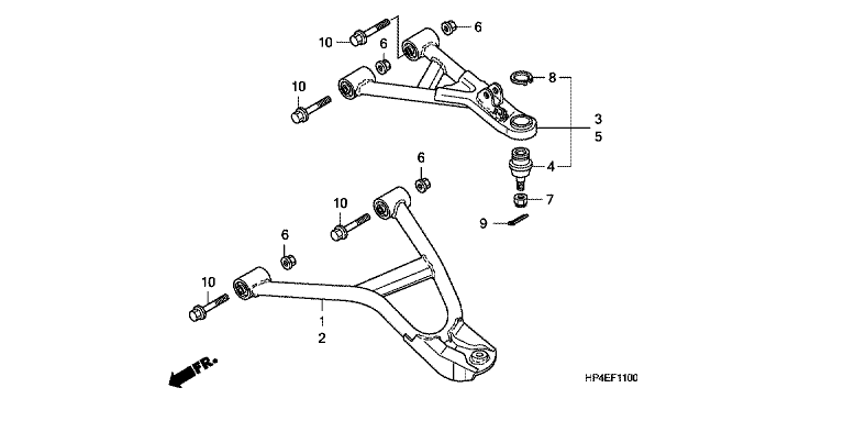FRONT ARM (2WD)