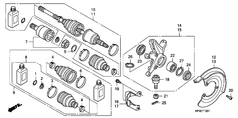 FRONT KNUCKLE (4WD)