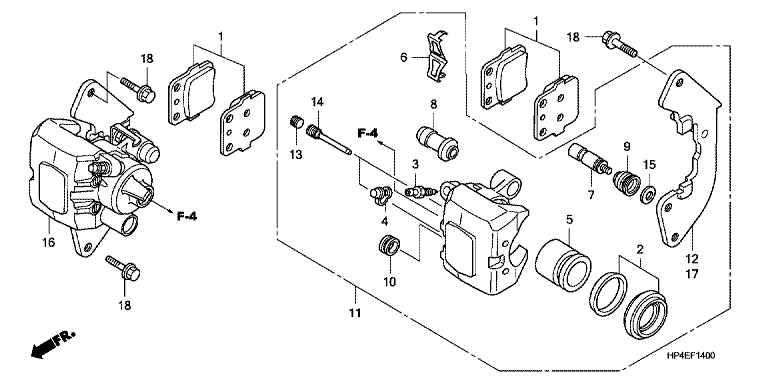 FRONT BRAKE CALIPER