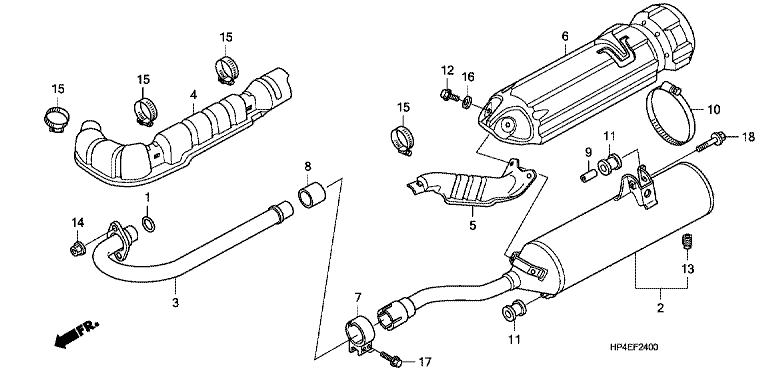 EXHAUST MUFFLER