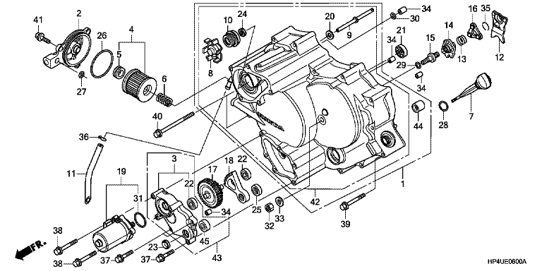 FRONT CRANKCASE COVER